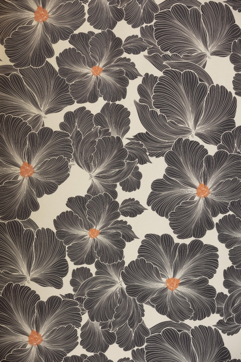 Rockett St George Bohemian Bloom Graphite Wallpaper - Image 8