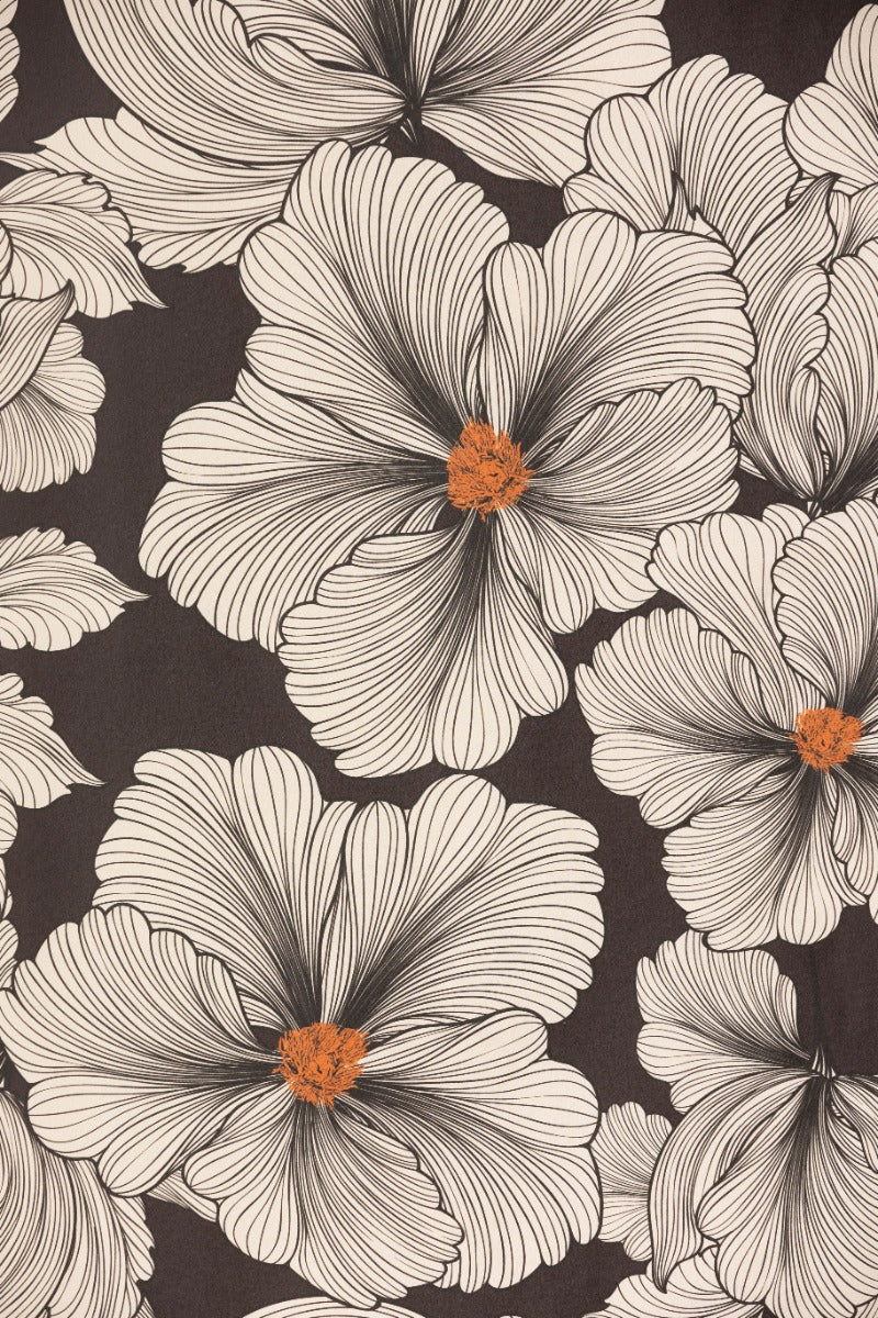 Rockett St George Bohemian Bloom Monochrome Wallpaper - Image 10