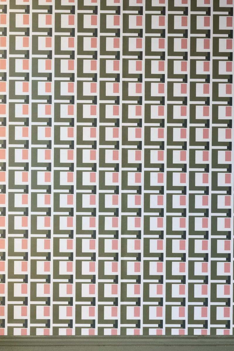 Rockett St George Electric Geometric Avocado Wallpaper - Image 14
