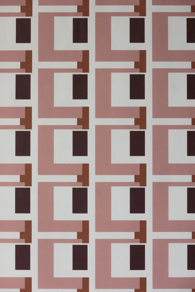 Rockett St George Electric Geometric Peach Wallpaper - Image 8