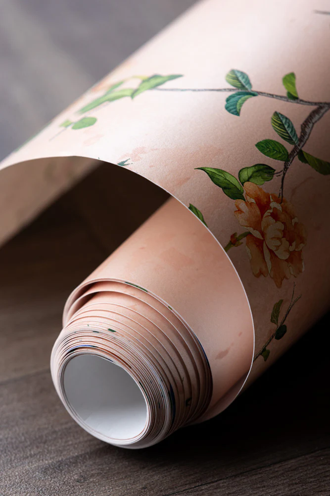 Rockett St George Modern Chinoiserie Watermelon Blush Wallpaper - Image 3