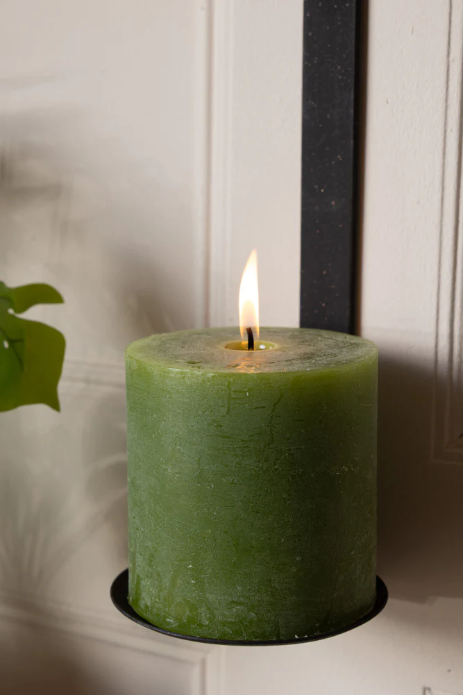 Rustic-Style Pillar Candle Wall Sconce - Image 5