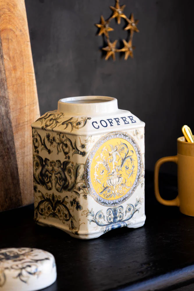 Set of 2 Ceramic Tea & Coffee Storage Jars - Image 3