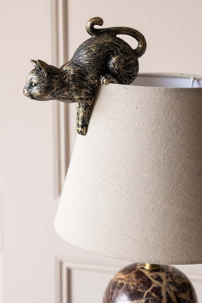 Large Set of 2 Climbing Cats Hanging Decorations - Image 3