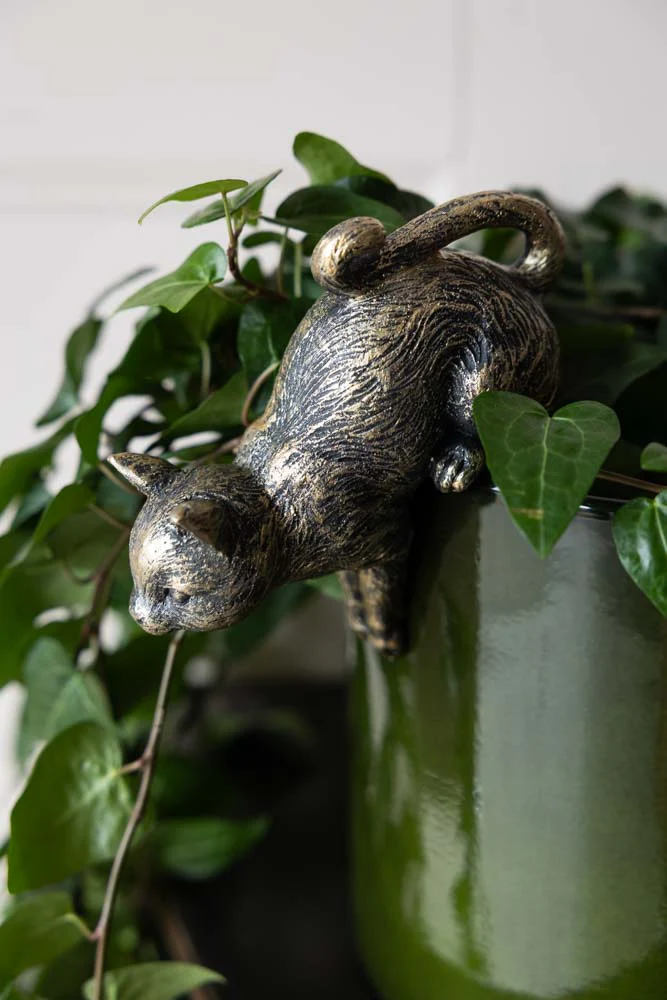 Large Set of 2 Climbing Cats Hanging Decorations - Image 5