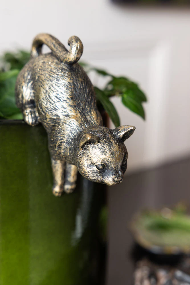 Large Set of 2 Climbing Cats Hanging Decorations - Image 8