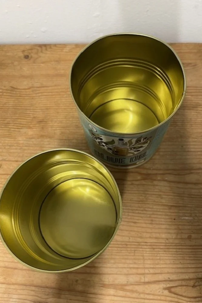 Set Of 2 Olive Oil Storage Tins - SECONDS - Image 3