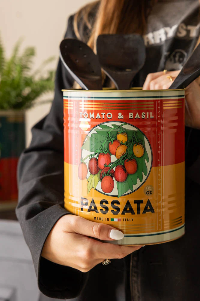 Set Of 2 Passata Storage Tins - Large & Medium - Image 8