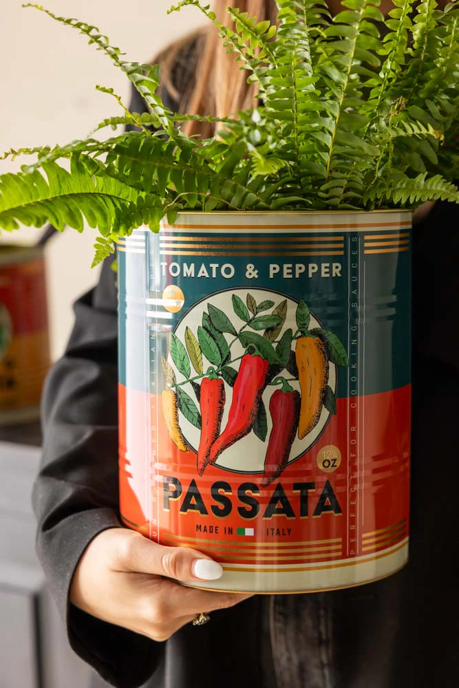 Set Of 2 Passata Storage Tins - Large & Medium - Image 9