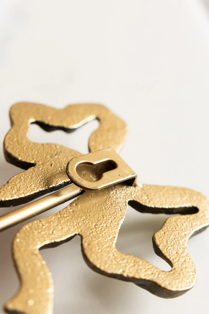 Set of 2 Pretty Gold Bow Wall Hooks - Image 7
