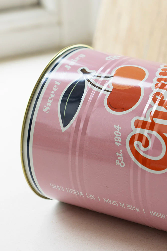Set Of 2 Retro Cherry Kitchen Storage Tins - Image 4