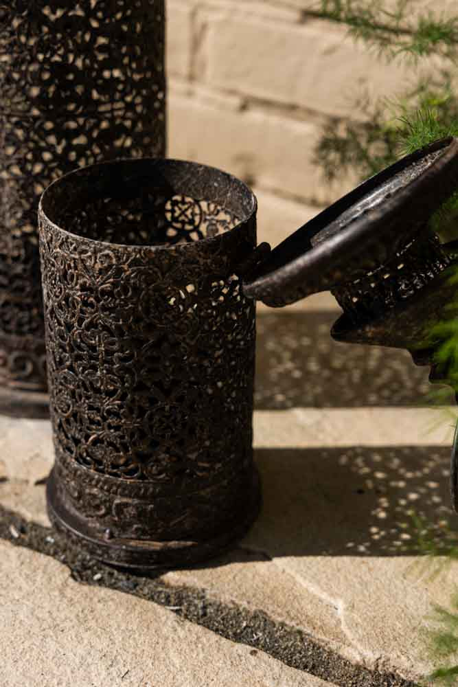 Set of 2 Rustic Lanterns - Image 4