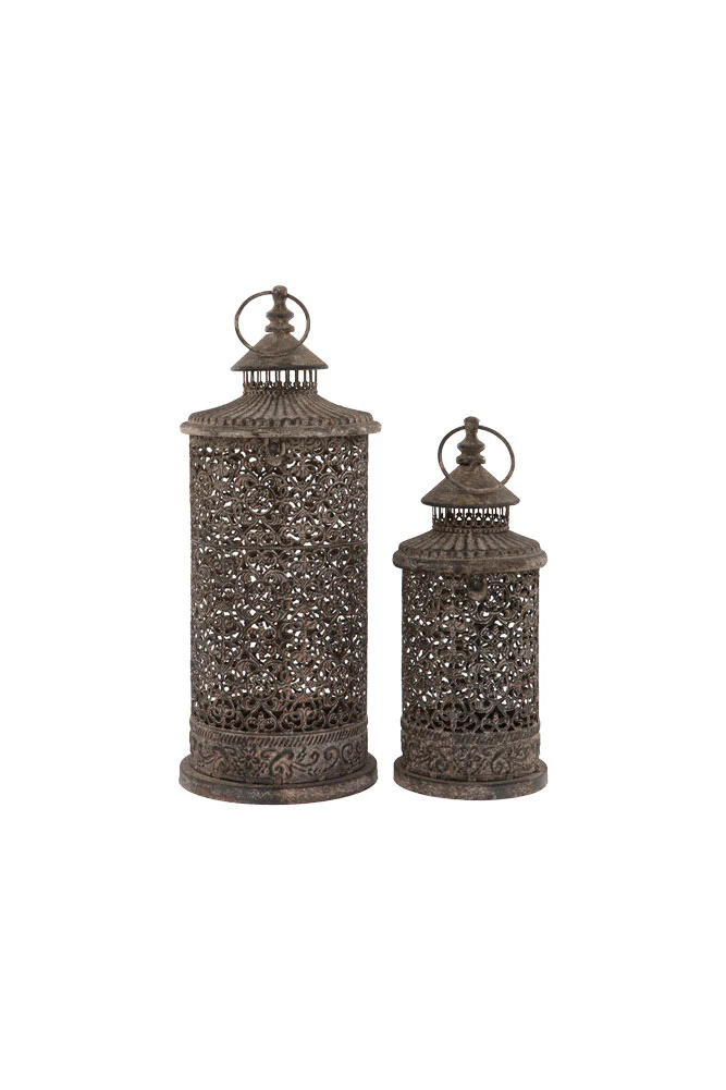 Set of 2 Rustic Lanterns - Image 5