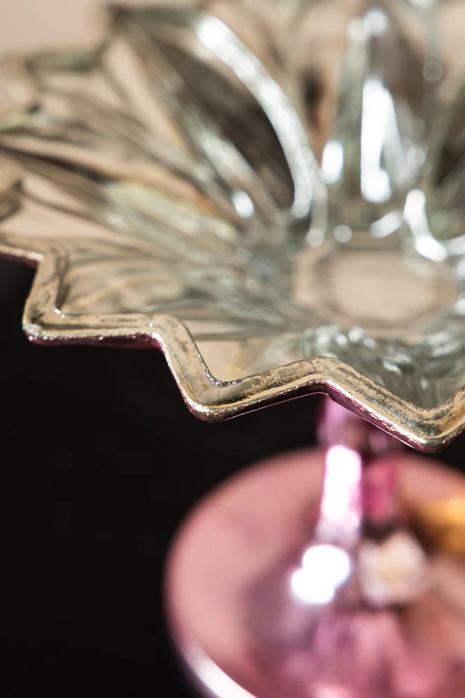 Set Of 2 Vintage-Style Coloured Glass Display Dishes - Image 7