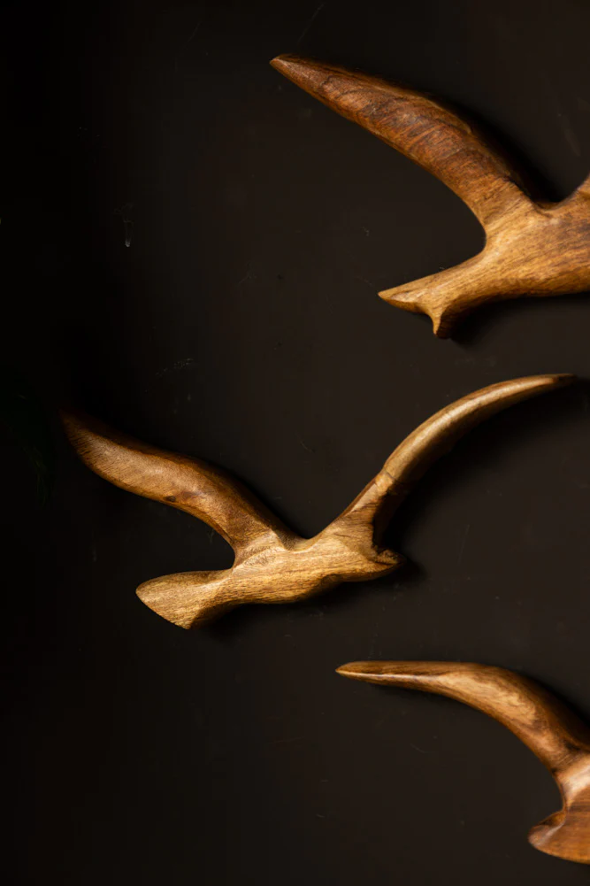 Set of 3 Birds Wall Ornament - Image 4