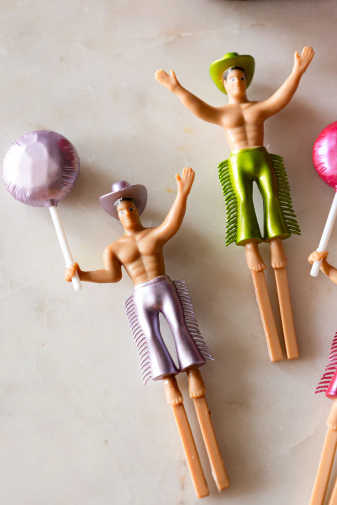 Set of 4 Cowboy Cake Toppers - Image 11