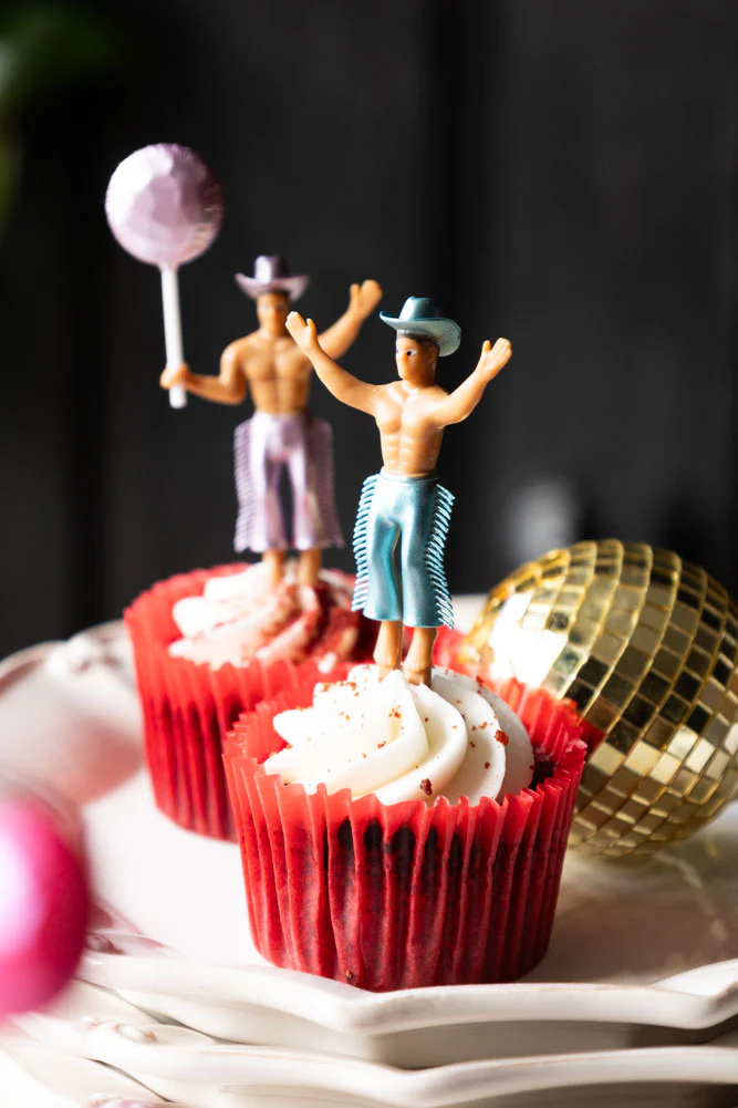 Set of 4 Cowboy Cake Toppers - Image 6