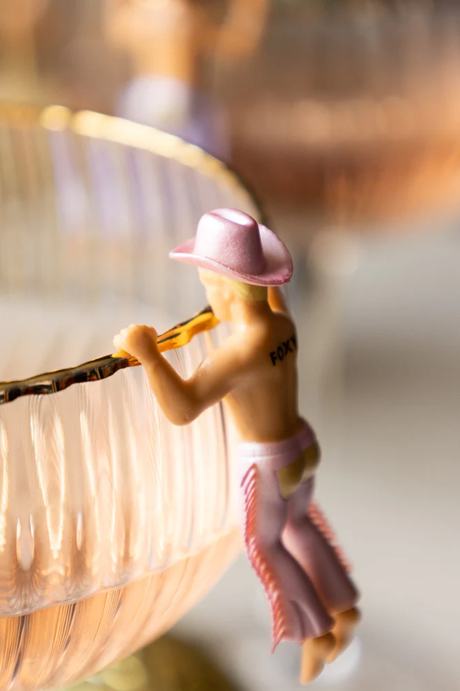 Set Of 4 Disco Cowboys Drink Markers - Image 5