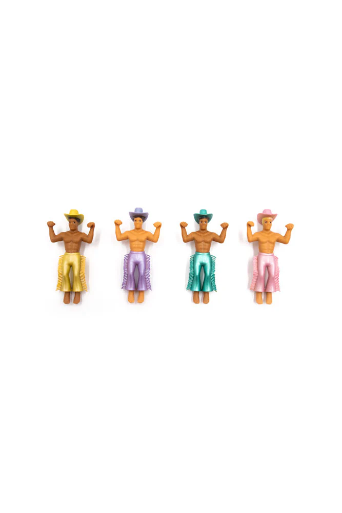 Set Of 4 Disco Cowboys Drink Markers - Image 8