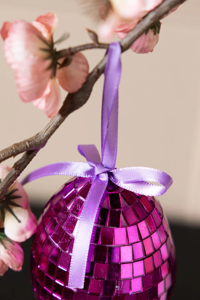 Set Of 6 Colourful Disco Easter Egg Decorations - Image 8