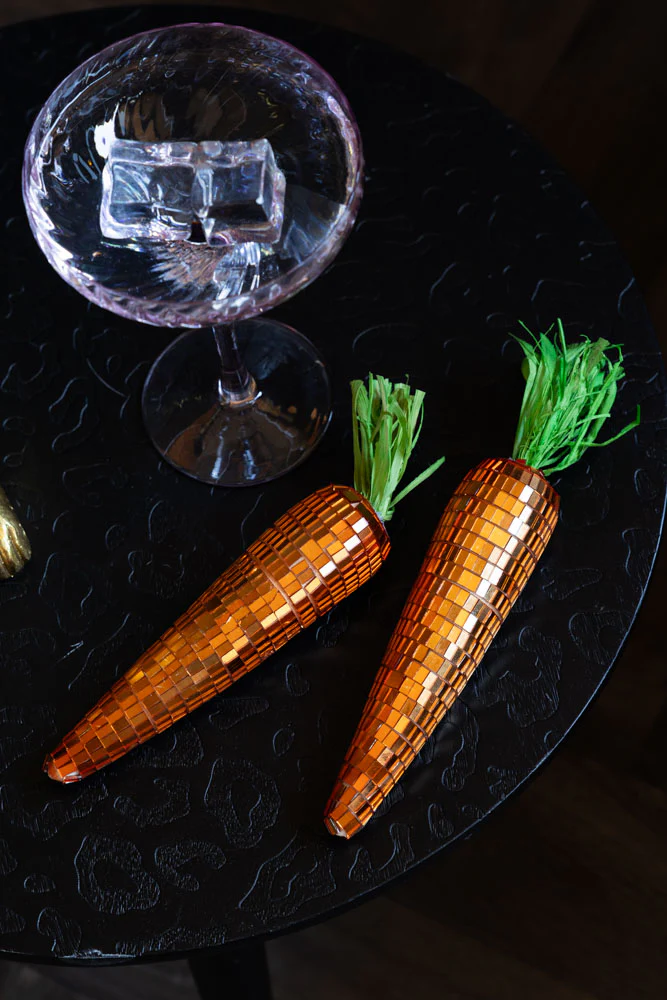 Set Of 6 Disco Carrot Easter Decorations - Image 7