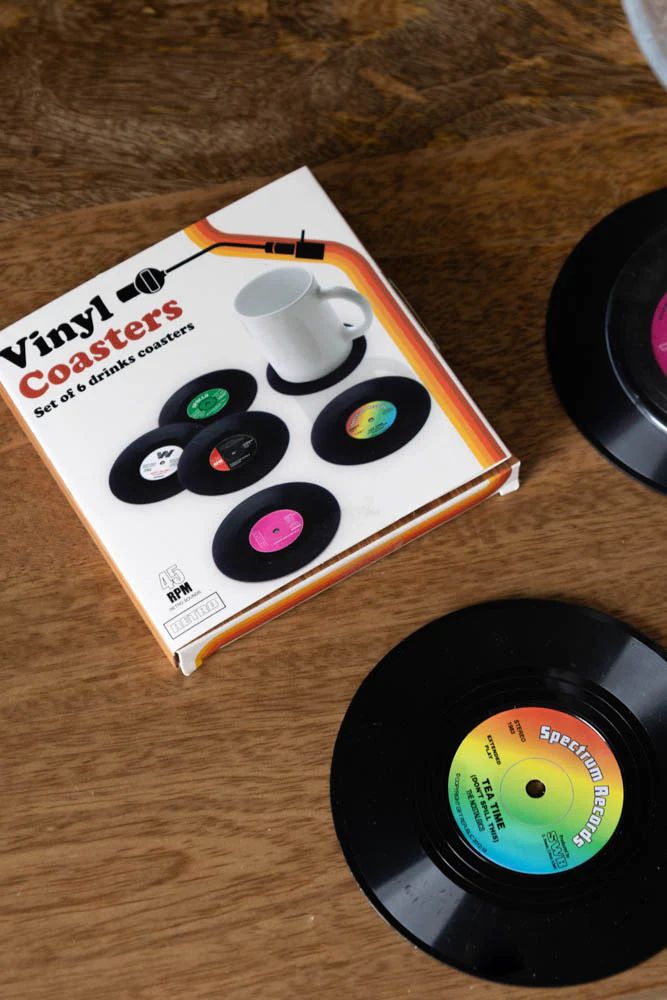 Set of 6 Vinyl Style Coasters - Image 7