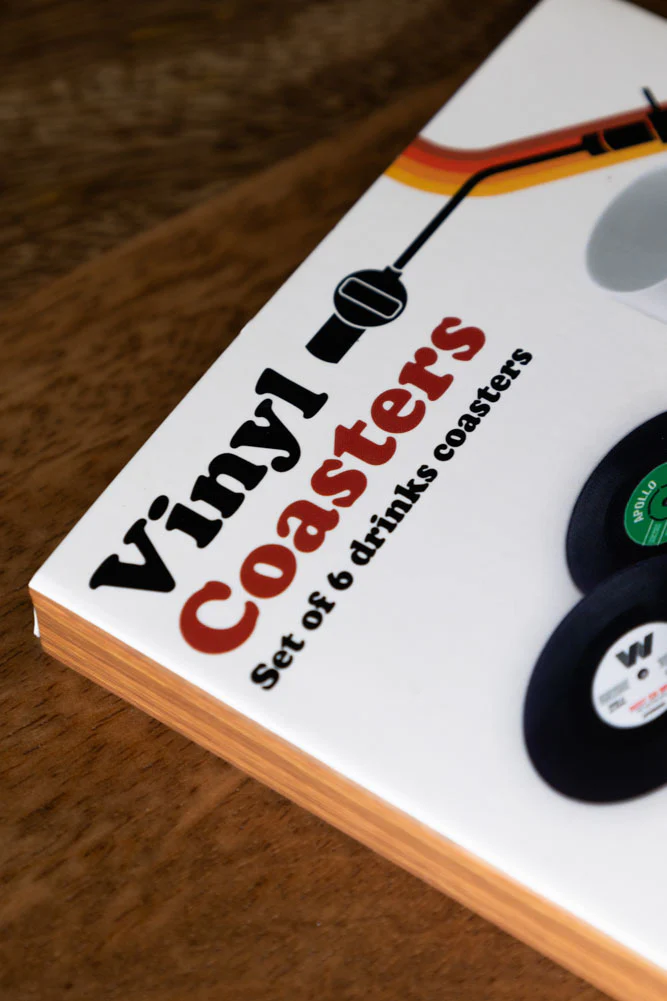 Set of 6 Vinyl Style Coasters - Image 9