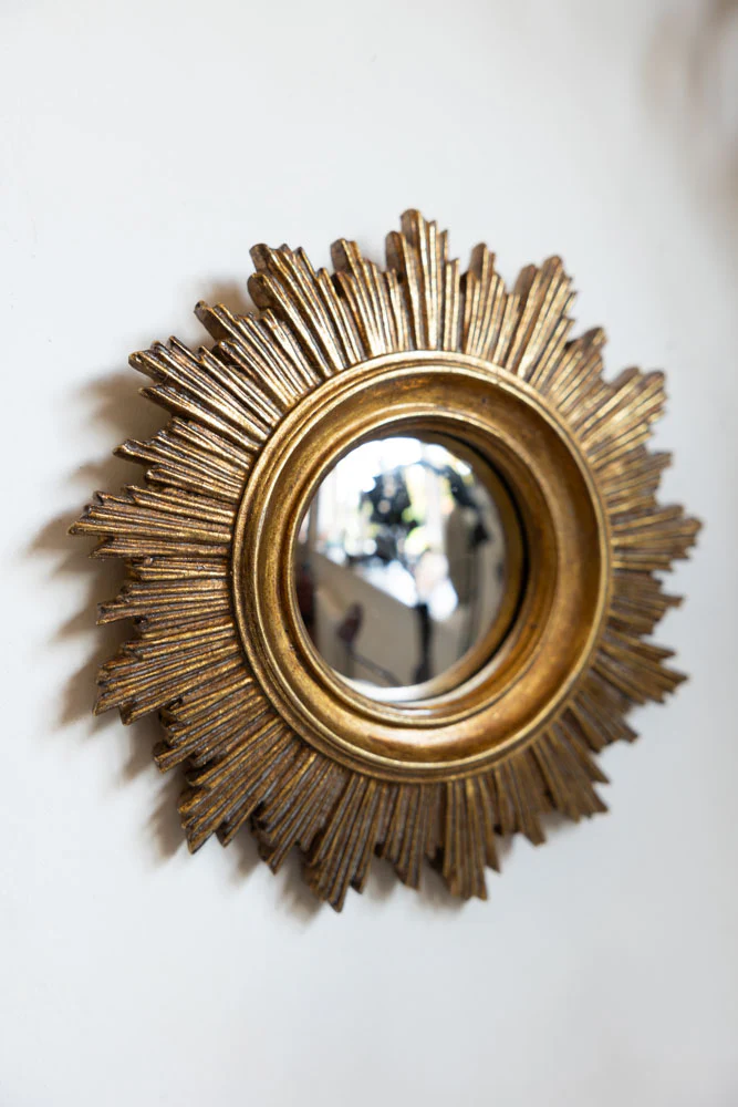 Set Of 9 Assorted Ornate Gold Framed Mirrors - Image 4