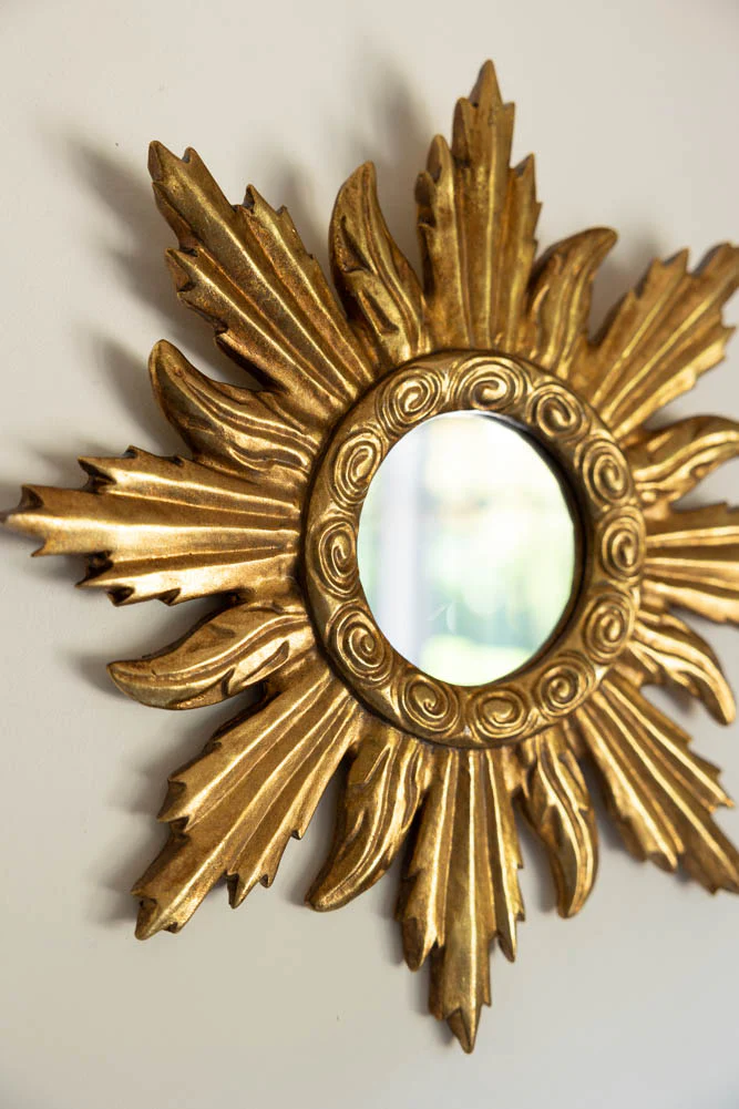 Set Of 9 Assorted Ornate Gold Framed Mirrors - Image 5