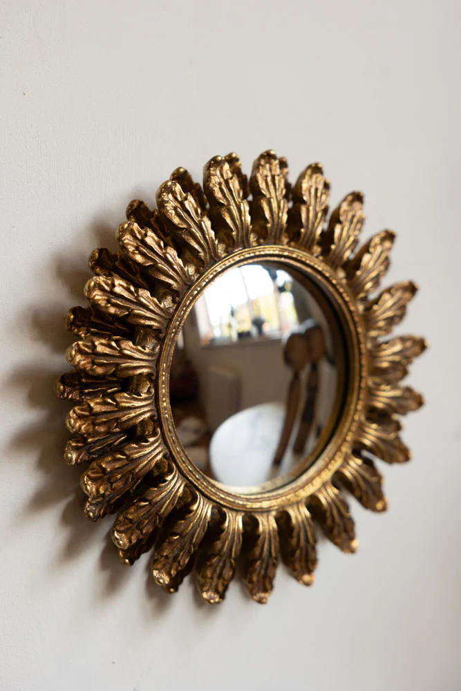 Set Of 9 Assorted Ornate Gold Framed Mirrors - Image 6