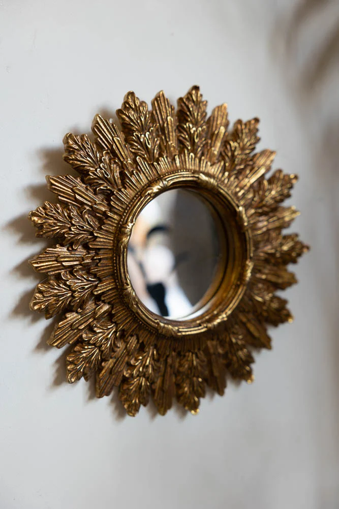 Set Of 9 Assorted Ornate Gold Framed Mirrors - Image 8