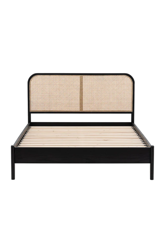 Sleek Curved Wooden Bedframe - Available in Two Sizes - Image 5