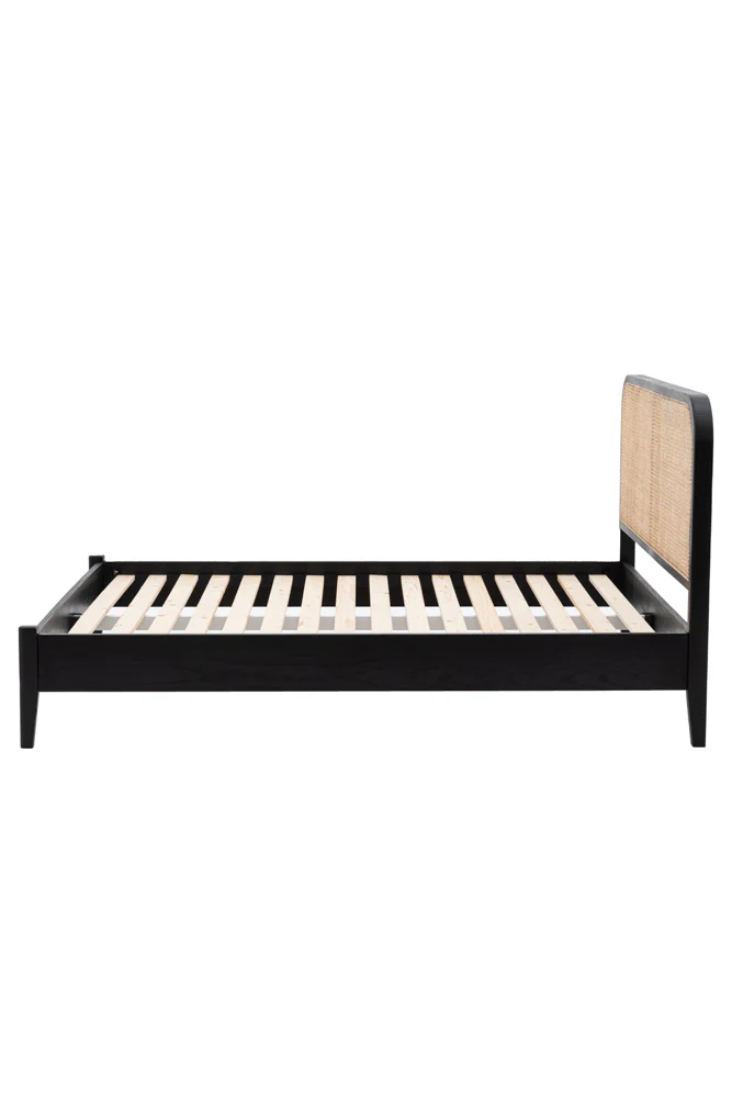 Sleek Curved Wooden Bedframe - Available in Two Sizes - Image 6