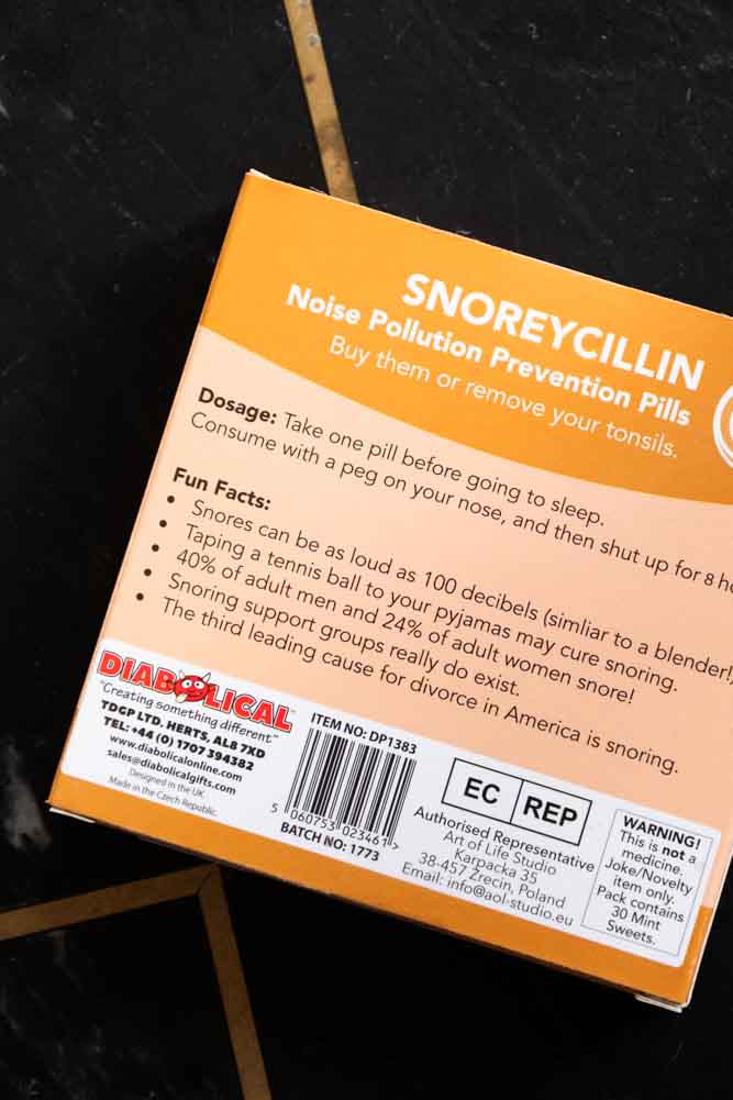 Snoreycillin Mints Pill Packet - Image 4