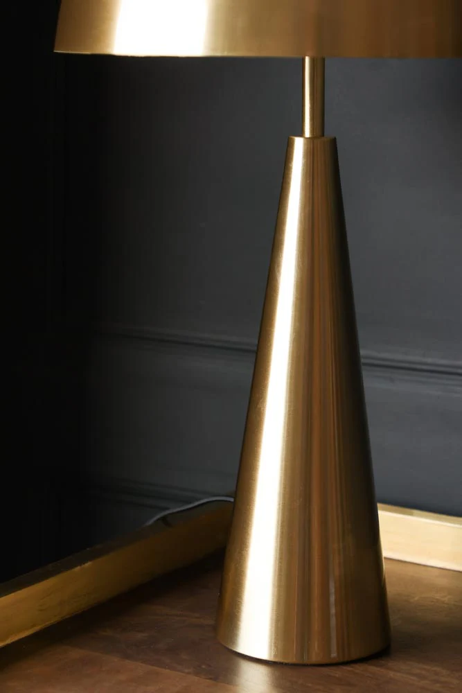 Sublime Brushed Gold Table Lamp - Image 4