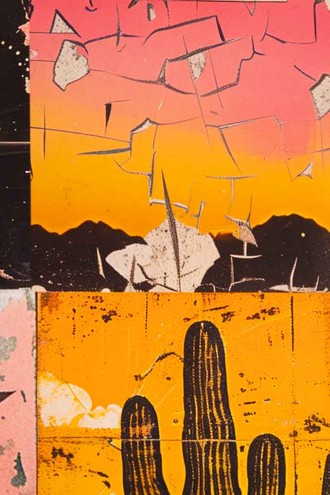 Sunset Wild West Print - Framed Or Unframed Available - Image 3