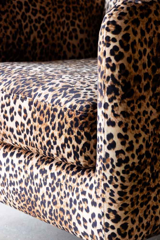 The Edie Leopard Print Armchair - Image 3