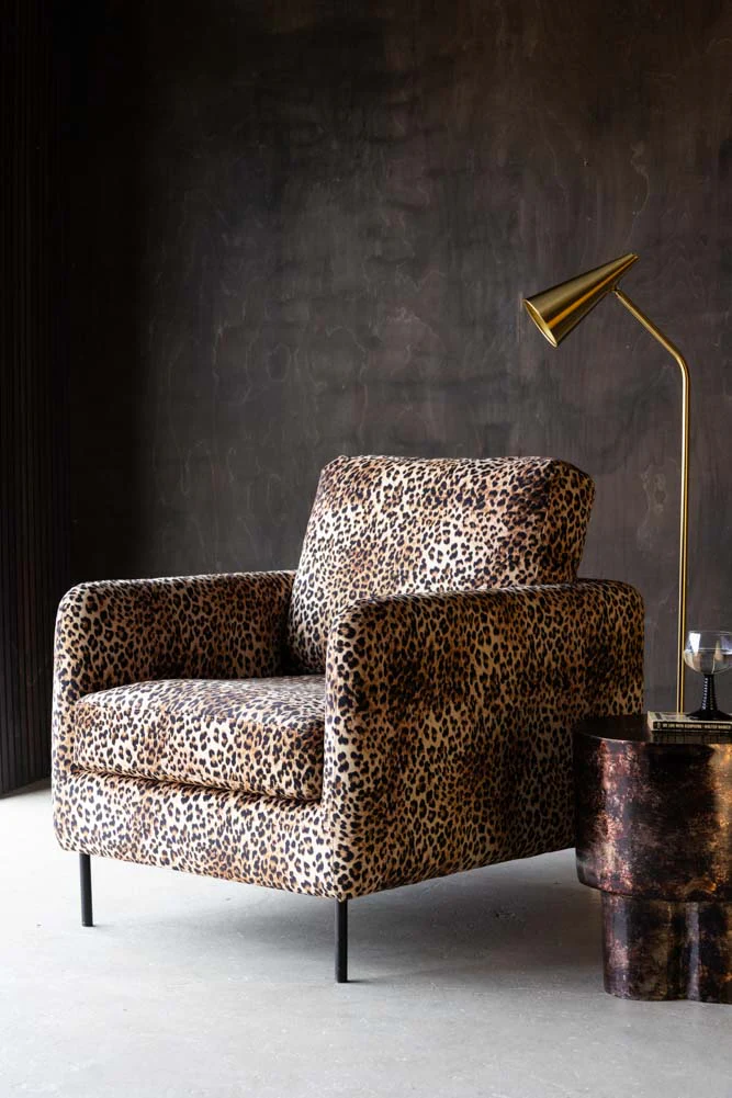 The Edie Leopard Print Armchair - Image 5
