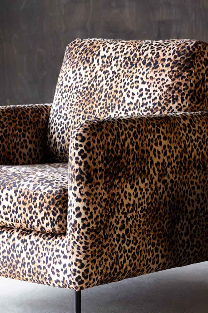 The Edie Leopard Print Armchair - Image 7