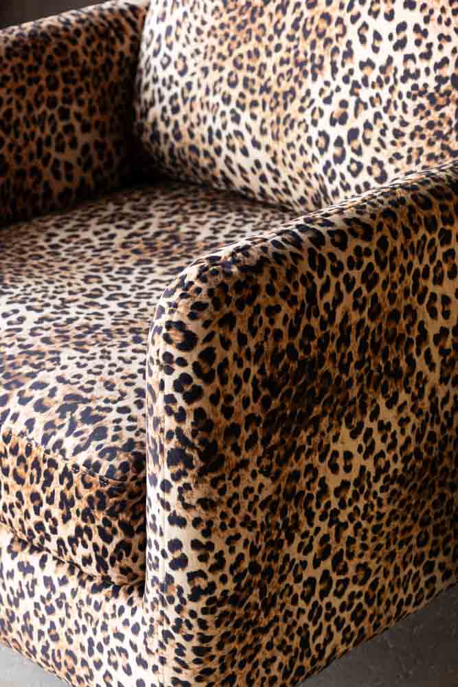 The Edie Leopard Print Armchair - Image 8