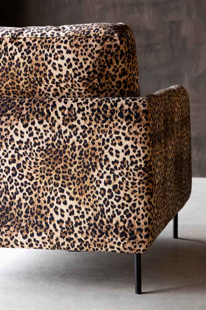 The Edie Leopard Print Armchair - Image 9