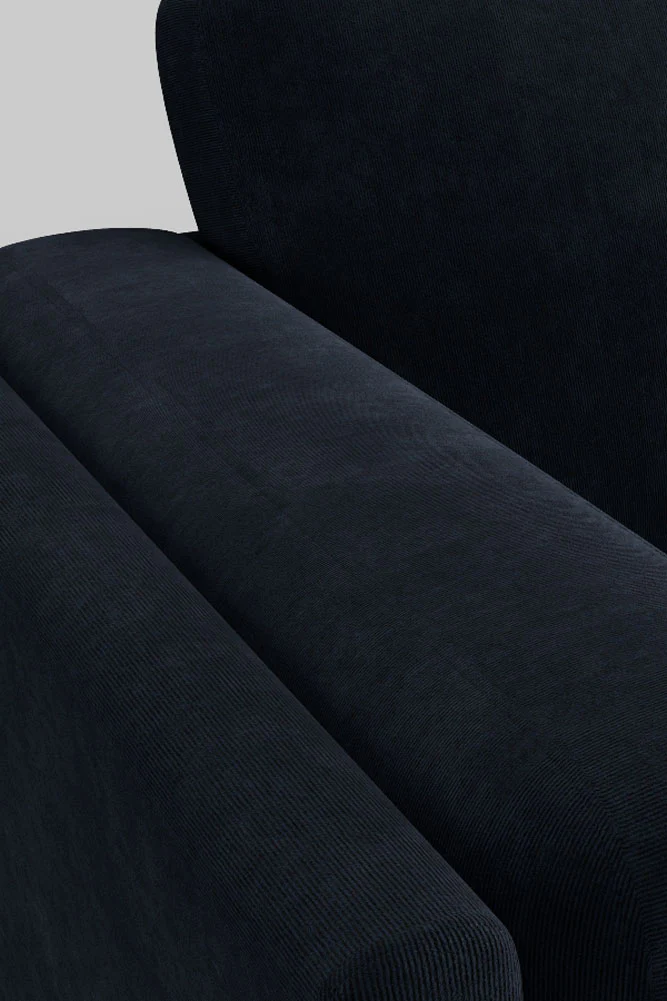 The Grace Large Sofa In Luxe Needlecord Velvet Midnight Navy - Image 5