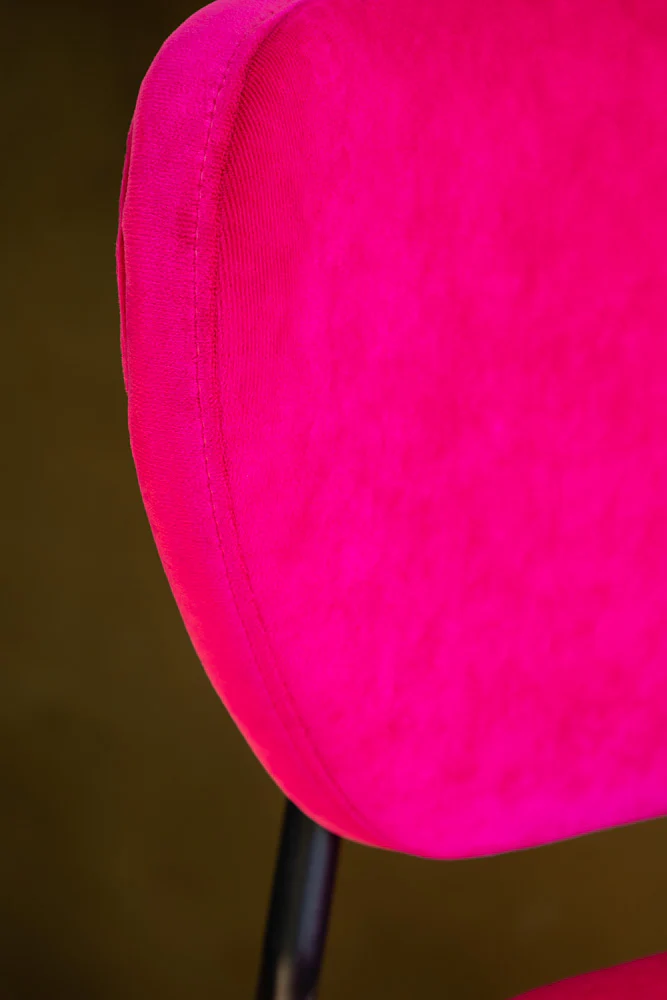 Set Of 2 Bar Stools In Harry's Hot Pink - Image 4