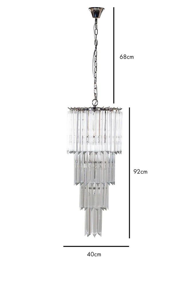 Tiered Crystal Chandelier - Image 11