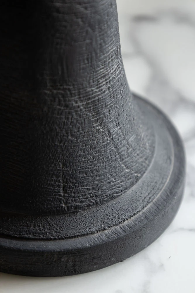 Traditional Black Candle Holder - Tall - Image 6