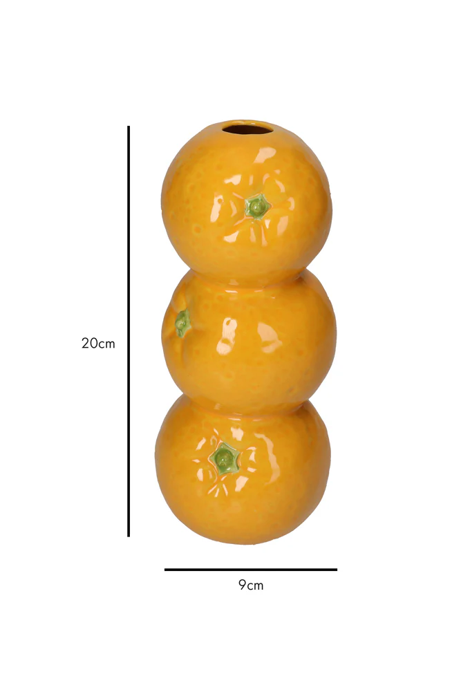 Trio Of Oranges Vase - Image 6