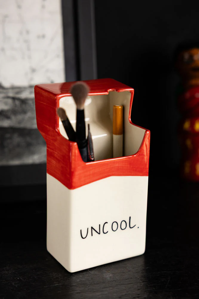 Uncool Cigarette Packet Ceramic Ornament - Image 4