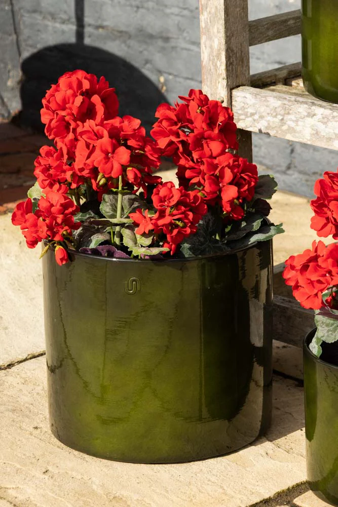 Vibrant Green Upcycled Steel Plant Pot - Available in 3 Sizes - Image 6
