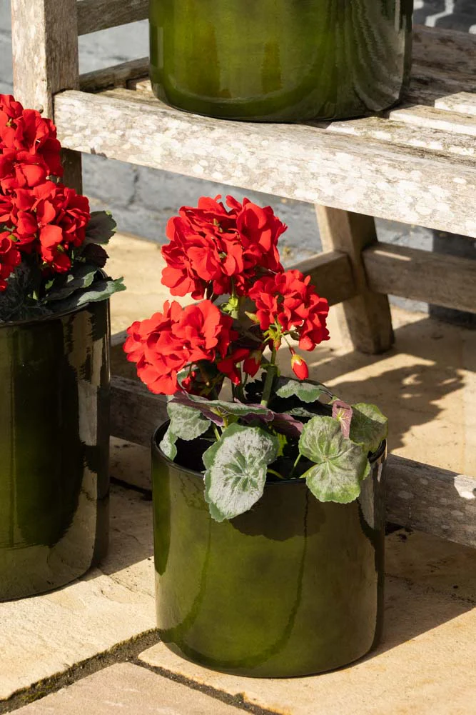 Vibrant Green Upcycled Steel Plant Pot - Available in 3 Sizes - Image 8