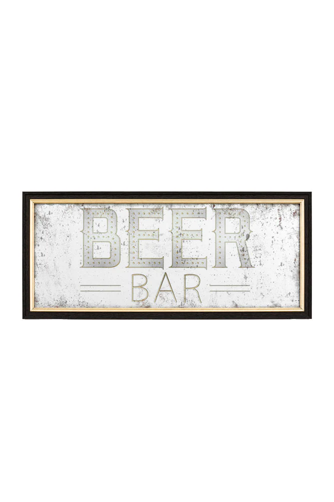 Vintage-Style Beer Bar Mirror - Image 3